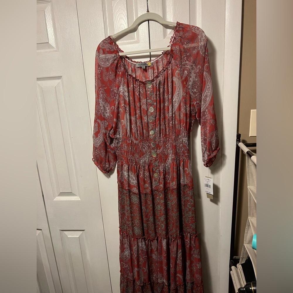 Figureoa&Flower Flowy Hippy Chic Dress